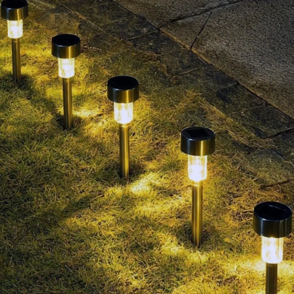 Trädgårdslampor / Solcellsdrivna LED-lampor 10-pack