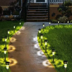 Trädgårdslampor / Solcellsdrivna LED-lampor 10-pack