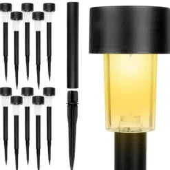 Trädgårdslampor / Solcellsdrivna LED-lampor 10-pack