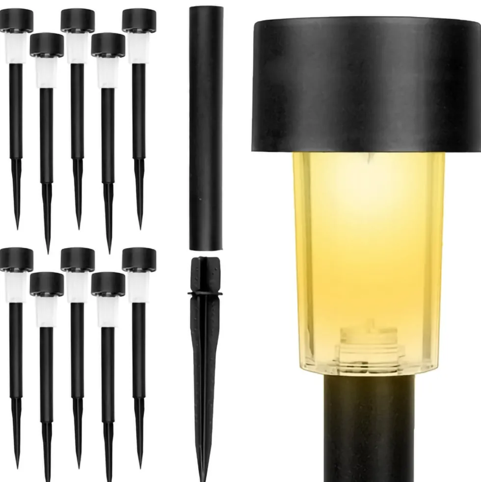 Trädgårdslampor / Solcellsdrivna LED-lampor 10-pack