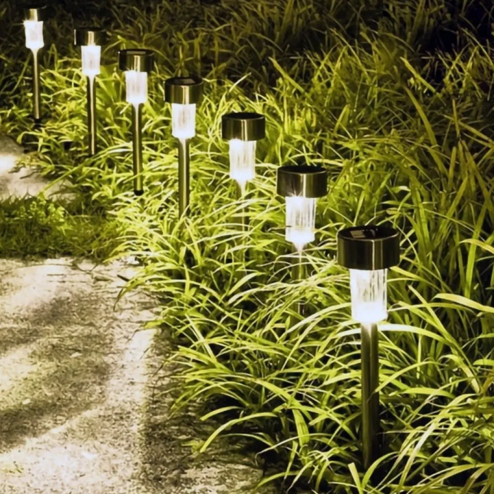 Trädgårdslampor / Solcellsdrivna LED-lampor 10-pack