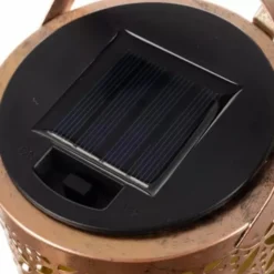 Trädgårdslykta vattenkanna med LED och solpanel