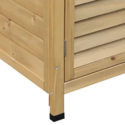 Trädgårdsskjul, skydd, redskapsskjul, 87x46,5x96,5 cm, hyllplan, dörrar, bitumentak, gul