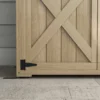 Trädgårdsskjul/verktygsförvaring, 90B x 54,5D x 161/168,5H cm, 2 hyllor, vattentätt bitumentak, tryckimpregnerat furuträ