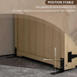 Trädgårdsskjul/verktygsförvaring, 90B x 54,5D x 161/168,5H cm, 2 hyllor, vattentätt bitumentak, tryckimpregnerat furuträ