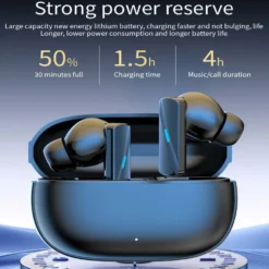 Trådlösa In-Ear Hörlurar TWS BT 5.3 Dual ENC Svart