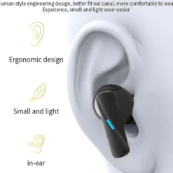 Trådlösa In-Ear Hörlurar TWS BT 5.3 Dual ENC Svart