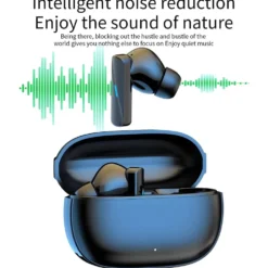 Trådlösa In-Ear Hörlurar TWS BT 5.3 Dual ENC Svart