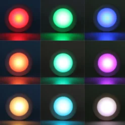 Trådlösa LED-spotlights med fjärrkontroll