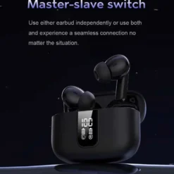 Trådlösa TWS Bluetooth Hörlurar 20 Timmar ANC ENC BT 5.3 Svart