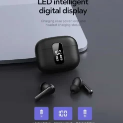 Trådlösa TWS Bluetooth Hörlurar 20 Timmar ANC ENC BT 5.3 Svart