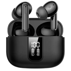 Trådlösa TWS Bluetooth Hörlurar 20 Timmar ANC ENC BT 5.3 Svart