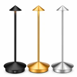 Trådlös bordslampa med LED