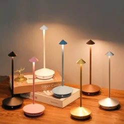 Trådlös bordslampa med LED