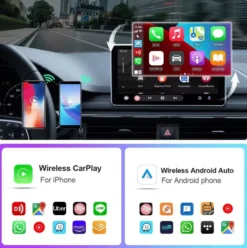 Trådlös CarPlay adapter 2025 - Kompatibel med iPhone IOS & Android
