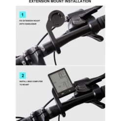 Trådlös cykeldator med hastighetsmätare