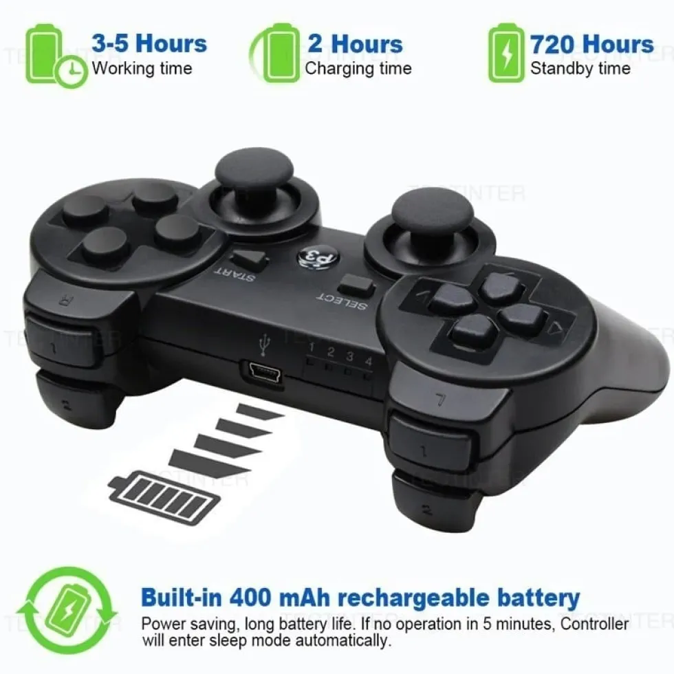Trådlös handkontroll / Kontroll till PS3-kompatibel