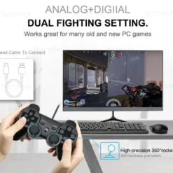 Trådlös handkontroll / Kontroll till PS3-kompatibel