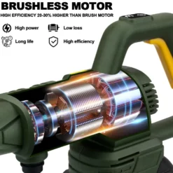 Trådlös Högtryckstvätt 200 Bar – Kompatibel med Makita 18V Batteri – Portabel Batteridriven Tvätt med 2 Batterier, 6-i-1 Munstycke och 5 m Slang