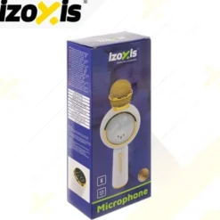 Trådlös karaoke mikrofon för barn Bluetooth 5.1 5W LED vit