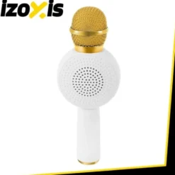 Trådlös karaoke mikrofon för barn Bluetooth 5.1 5W LED vit