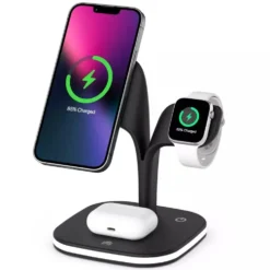 Trådlös laddningsstation för iPhone, Apple Watch och AirPods