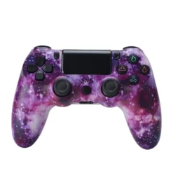 Trådlös spelkontroll för PS4 Game med högtalare och stereoheadsetuttag - Starry Sky