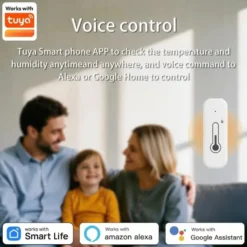 Trådlös termometer & hygrometer 4-pack – Smart WiFi temperatur- och fuktighetsmätare med app, notiser & fjärrövervakning