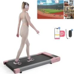 Treadmill Walking Pad – 2-i-1 löpband - och gåband för hemmet träning hemma ROSA