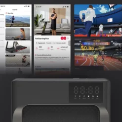 Treadmill Walking Pad – 2-i-1 löpband och gåband för hemmet träning hemma - VIT