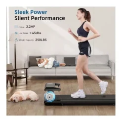 Treadmill Walking Pad – 2-i-1 löp- och gåband för hemmet träning hemma