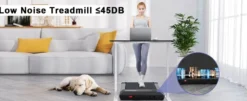 Treadmill Walking Pad – 2-i-1 löp- och gåband för hemmet träning hemma