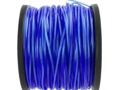 Trimmerlina 2,4 mm fyrkantig nylon med stålkärna 100 m navyblå
