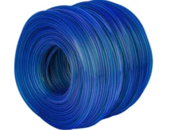 Trimmerlina 2,4 mm fyrkantig nylon med stålkärna 100 m navyblå
