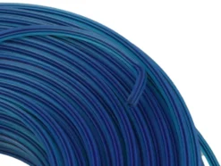 Trimmerlina 2,4 mm fyrkantig nylon med stålkärna 100 m navyblå