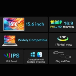 Tri-ScreenS10 portable monitor 15,6