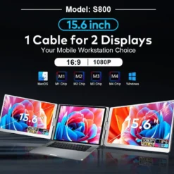 Tri-ScreenS800 portable monitor 15.6