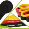 Träningsband set 3-pack 2–30 kg med dörrkrok och förvaringsväska