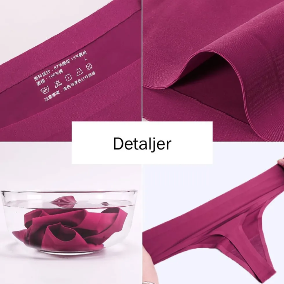 Trosor 6-pack dam blandade färger nylon/spandex