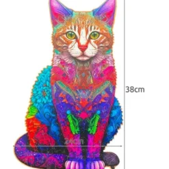 Träpussel Katt 130 bitar