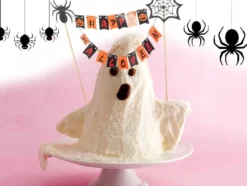 Tårtdekoration med Happy Halloween för tårta och cupcakes
