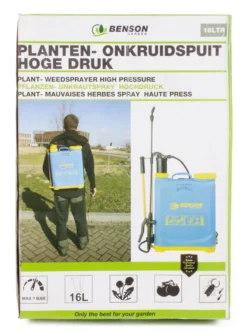 Tryckspruta 16 liter för trädgård