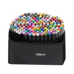 Tuschpennor med fodral 168-pack