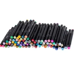 Tuschpennor med fodral 168-pack