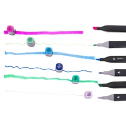 Tuschpennor med fodral 168-pack