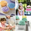 Tyllset 27 delar – Turkos Spritspåse med Tyllar & Koppling – Bakset för Tårtor & Cupcakes