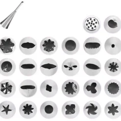 Tyllset - 27st Spritstyllar, spritspåse & koppling - Cake tool