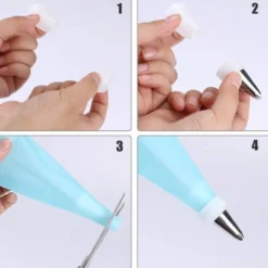Tyllset - 27st Spritstyllar, spritspåse & koppling - Cake tool