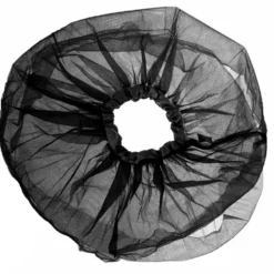 Tyllunderkjol barn svart 3-lagers med elastisk midja 29 cm