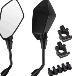 Universella backspeglar för motorcykel 2-pack